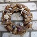 Wine Cork and Shell Wreath