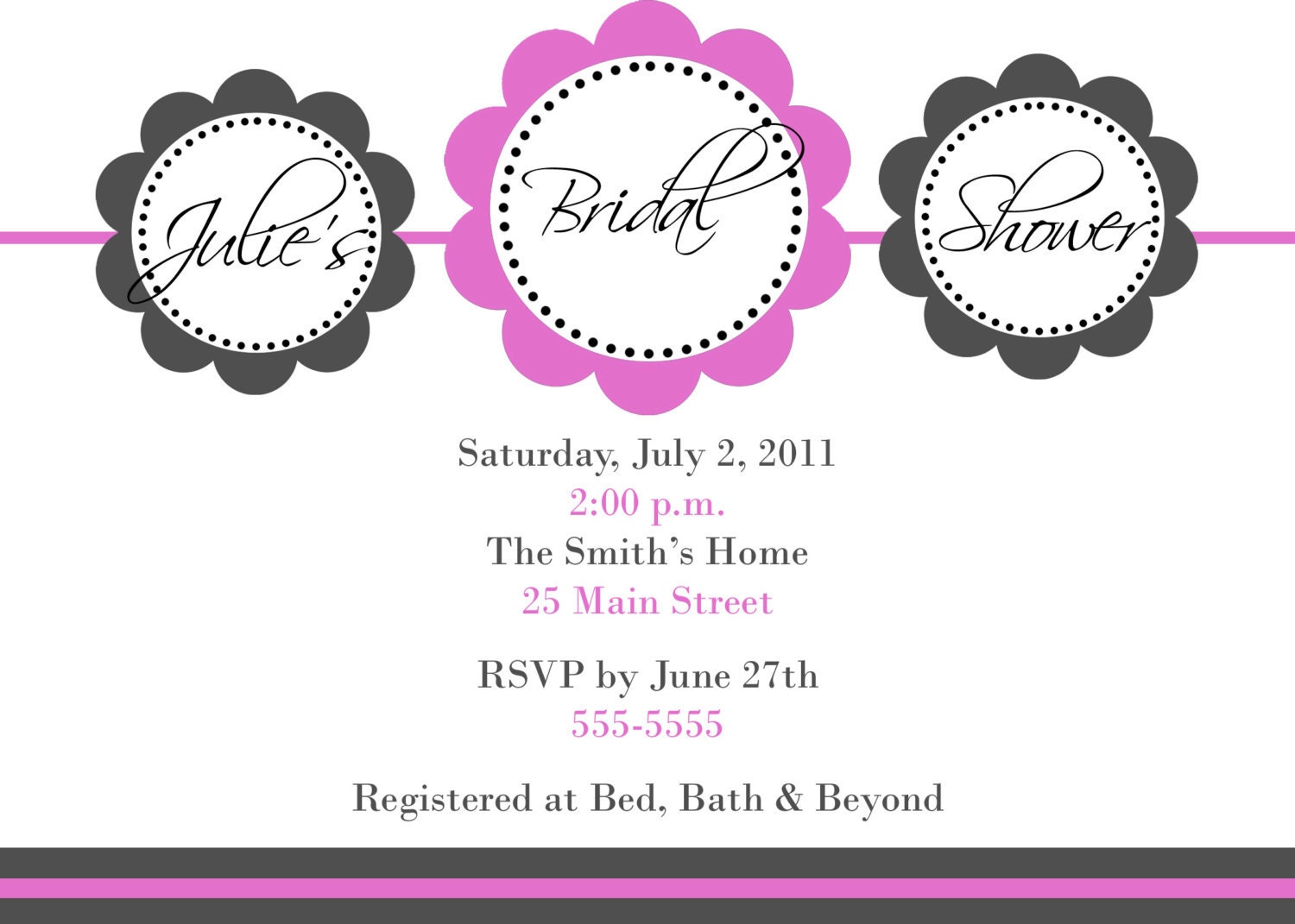 Bridal Shower Invitation (Digital File) Il_570xn