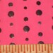 Hot PInk with Silver Foil Sequins Poly Lycra stretch fabric
