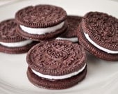 Oreo Cookie Soaps - creme filled sandwich cookie - novelty soap - Chocolate