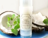 Lotion Bar Coconut Mint Barefoot Butter in a twist up tube - Shea Butter, Cocoa Butter, Mango Butter
