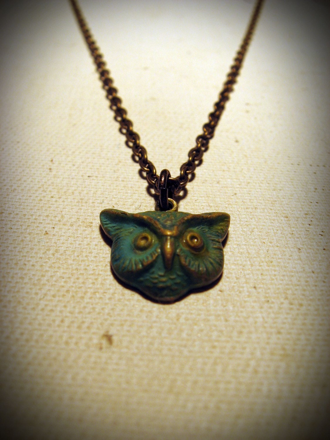 Patina Mr. Owl Necklace