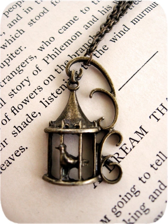 The Dorothea Intricate Birdcage Necklace