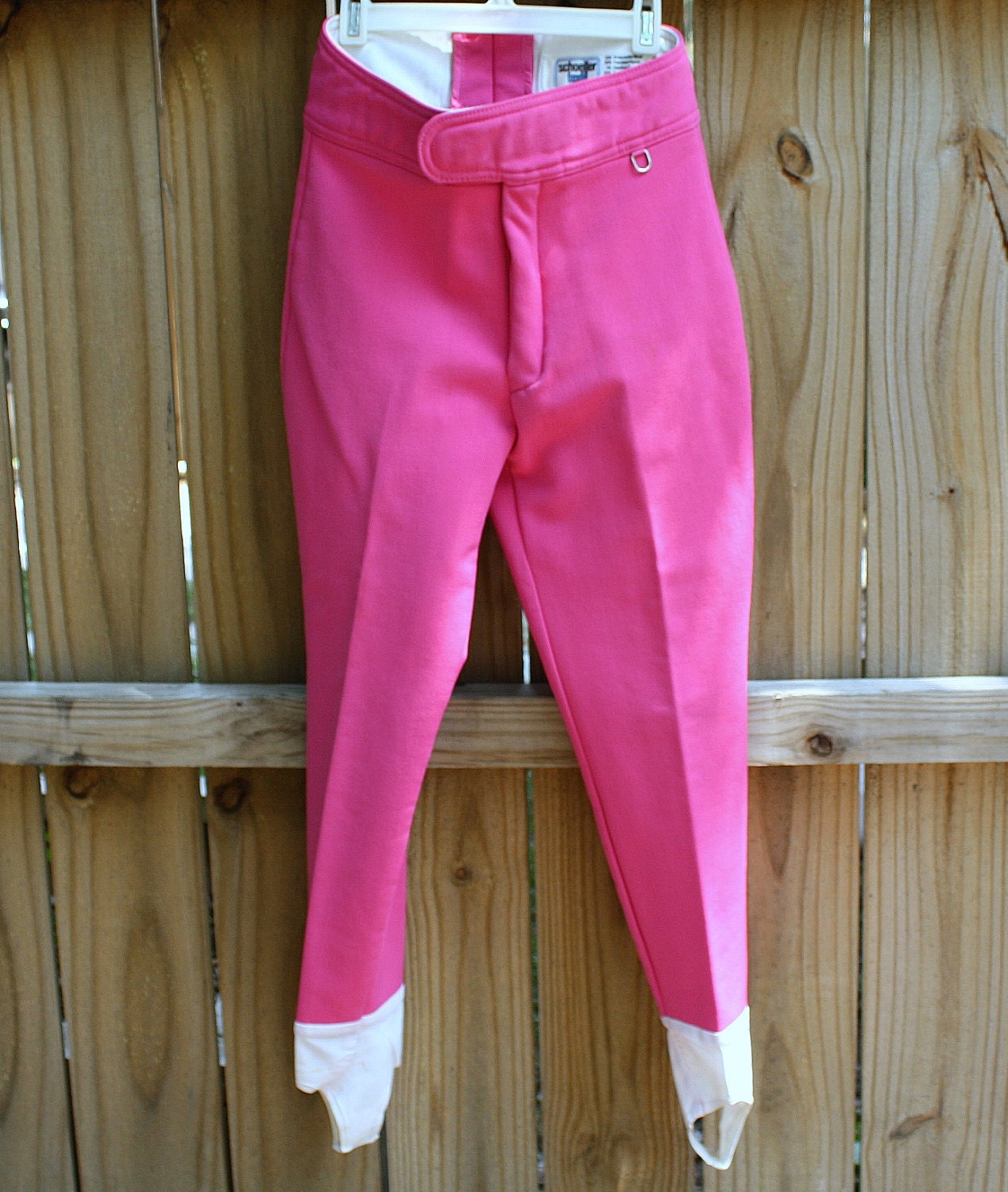 light pink ski pants