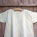 French Hemp Dress for girl or small Lady, Vintage simple primitive dress