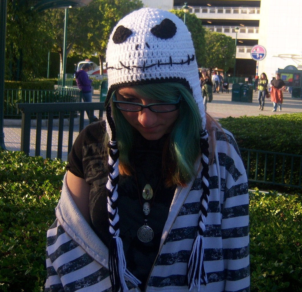 Jack Skellington inspired beanie, Nightmare Before Christmas