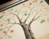 Wedding Tree Guest Book Hand Painted - 18" x 24" - Med-Large Custom Painting