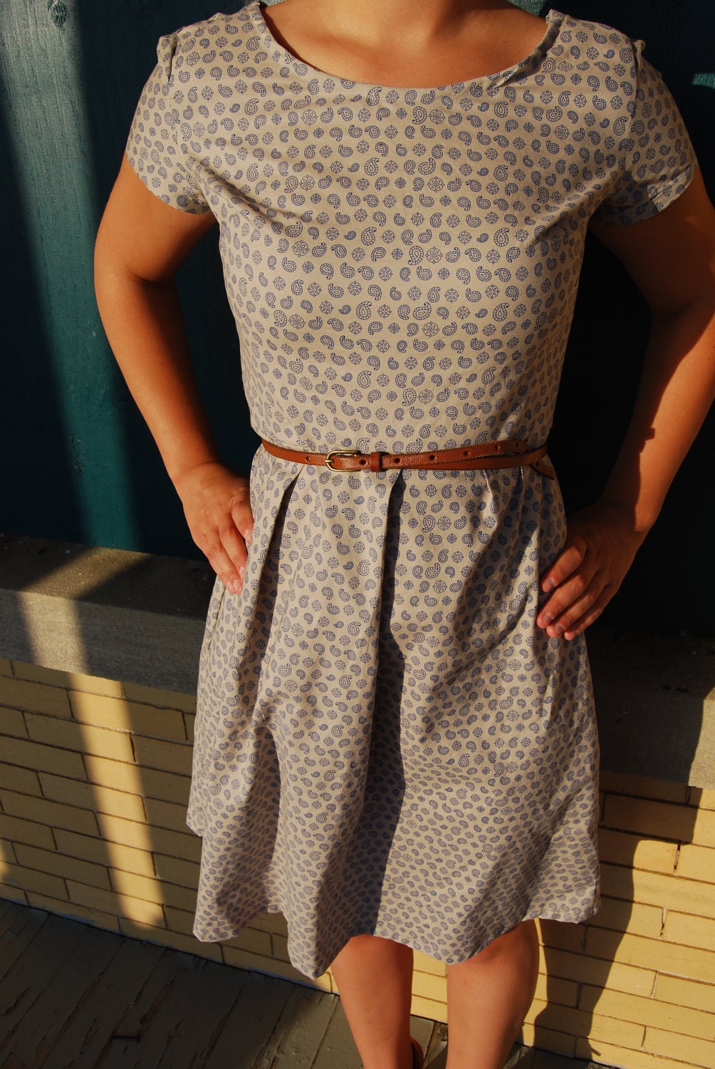 Vintage Inspired Paisley Dress