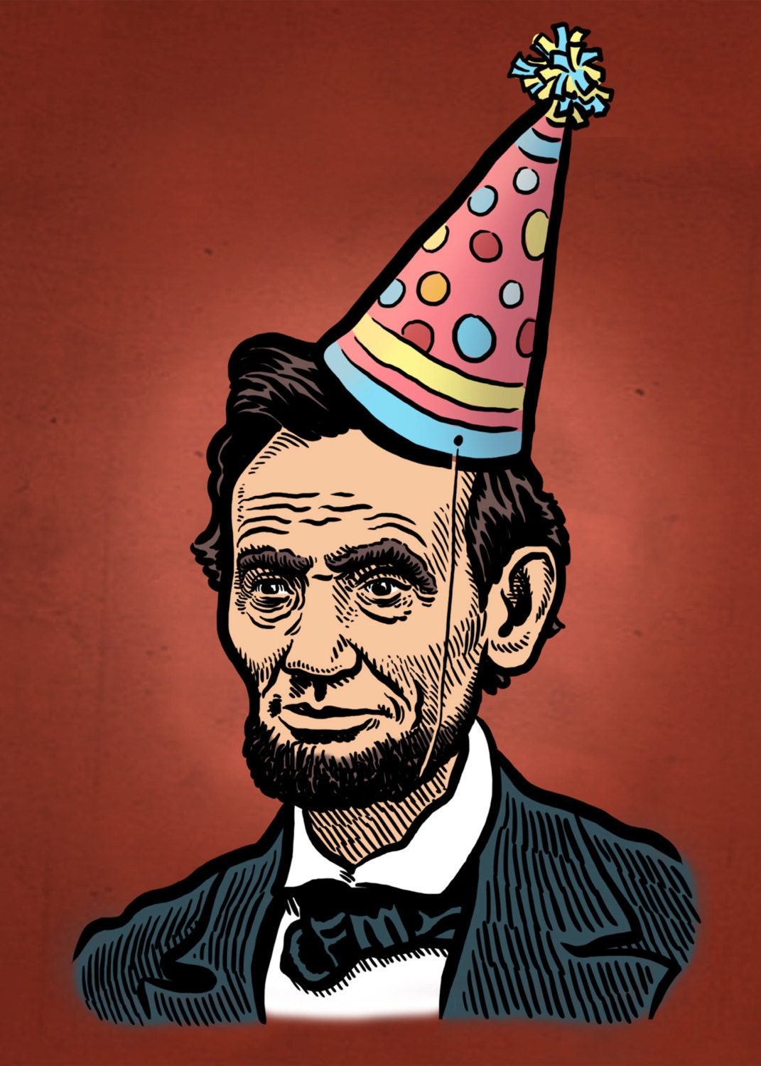 Abe Lincoln - 5x7 Print