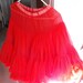 Full swing red half slip adjustable size