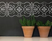 Granada Border Stencil for Wall Stencil Decor and Furniture Stencil Accents