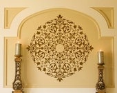 Arabesque Medallion Stencil for Wall Decor and More