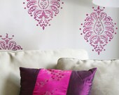 Resuable Wall Stencils Large Bombay Paisley Motif Stencil Set for DIY Wall Decor