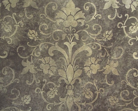 Damask Wall Stencil Elegancia Allover Stencil for Lovely Painted Wallpaper Effect