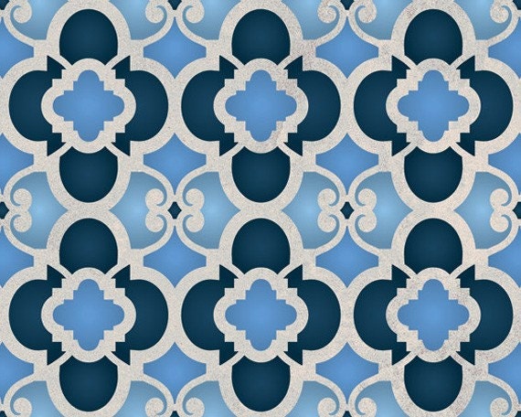 Moroccan Wall Decor Stencil Chez Ali Allover Stencil for Wall Decor