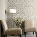 Large Wall Stencil Fabric Damask Allover Stencil for Easy DIY Wallpaper Decor