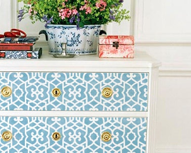 Wall & Furniture Stencil Small Chez Sheik Moroccan Stencil for DIY Decorating and Wall Decor