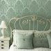 Wall Stencil Antoinette Damask Allover Stencil for DIY Painted Wallpaper