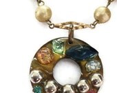 Bejeweled Mermaid treasure of the sea Necklace