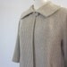 Mid Century Swing Coat : TAUPE TWEED vintage boucle wool