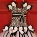 Memorial Day SALE Black and White Damask   Tutu Hair Bow Holder