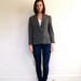 1970s / 70s Wool Blazer. Evan Picone. Extra Small / Small.