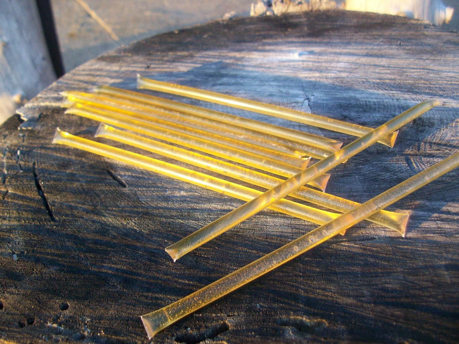 Honey Sticks -Pure Raw Summer Honey - 25 honey filled straws