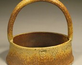 Sage Green Ceramic Basket
