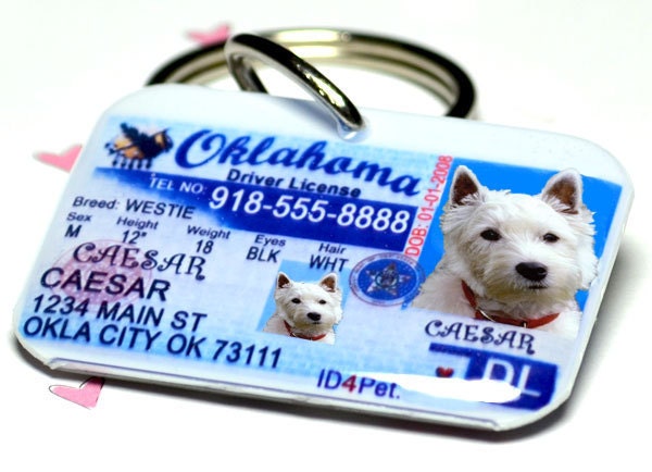 Dog ID Oklahoma Driver License Dog driver license by ID4Pet