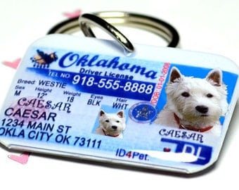 Dog ID Oklahoma Driver License Dog driver license by ID4Pet