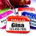 Dog Tag Cat Pet Tag Pet ID Tag Name Tag Hello Name ID Tag 4 Sizes Available by ID4Pet