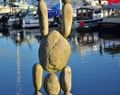 Rock Sculpture Bainbridge Island Notecard - blank inside