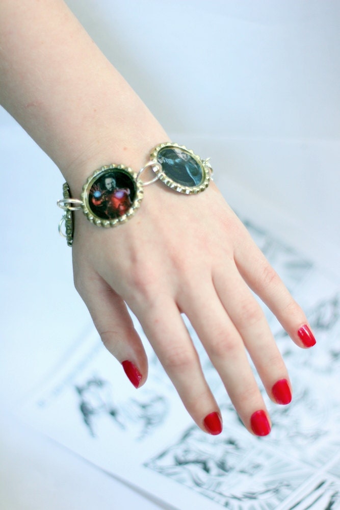 Marvel's The Avengers Recycled Bottle Cap Bracelet