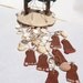 Ceramic Wind Chime Hand Sculpted Art Stoneware by Linda Sapp Long "Barefoot Island" Enjoy the Sounds of the Island