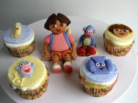 Dora and Friends Cupcake Toppers