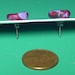 Cool stud earrings. Titanium Stud Earrings. Polymer Clay Earrings. Vampire purple earrings