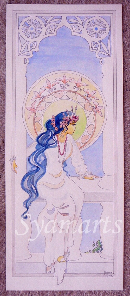 Art Nouveau Watercolor