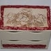 Rose jewellery box / jewelry box personalised / personalized & decorated with pyrography wood burned engraving and lace.