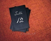 PRINTABLE CHALKBOARD CHIC Table Numbers Diy Wedding Decor Decoration Settings Menu Place Escort Cards Seating Sign Template Favor Tag