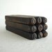 SALE - Vintage Rusted Set of 9 Number Punches LB25