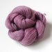 Hand Dyed Alpaca Lace Weight Yarn Naturally Dyed in Wild Huckleberry
