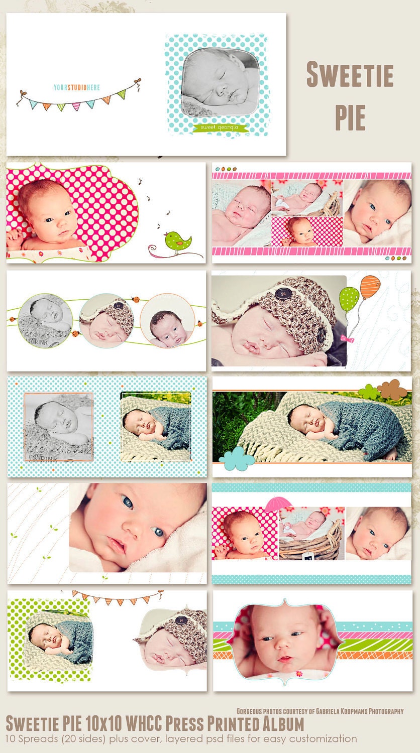 Sweetie Pie 10x10 WHCC Press Printed Album