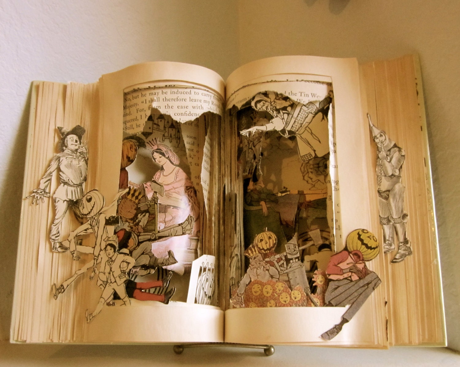 Altered Book Autopsy "You're Not in Kansas Anymore"