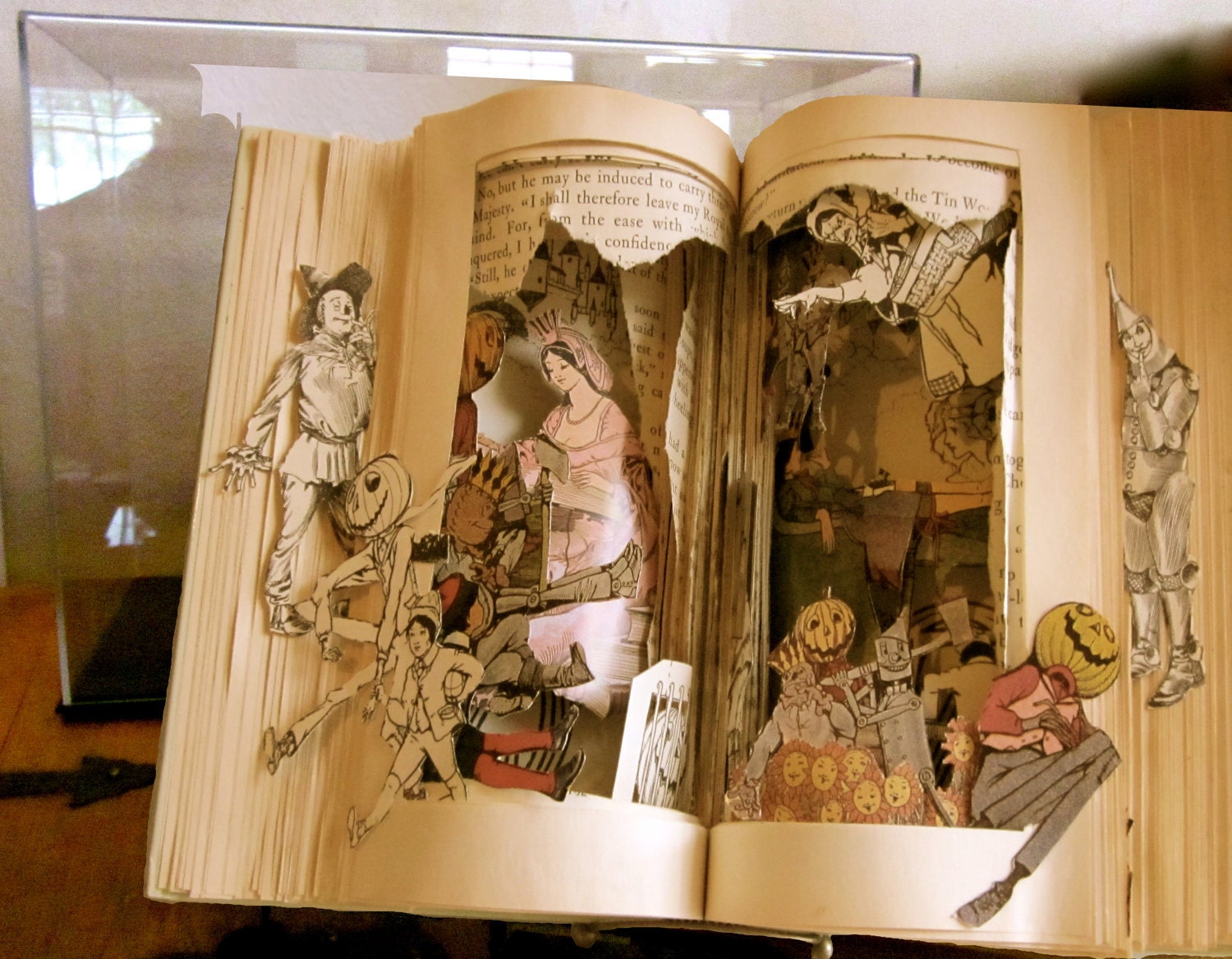 Altered Book Autopsy "You're Not in Kansas Anymore"