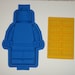 Silicone Lego Minifigure Cake Pan Brownie Jello Mold birthday party and ice BRICKS tray