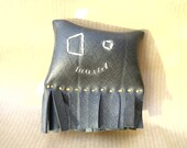 Juan- Hand-stitched jellyfish made from recycled bicycle inner tube.