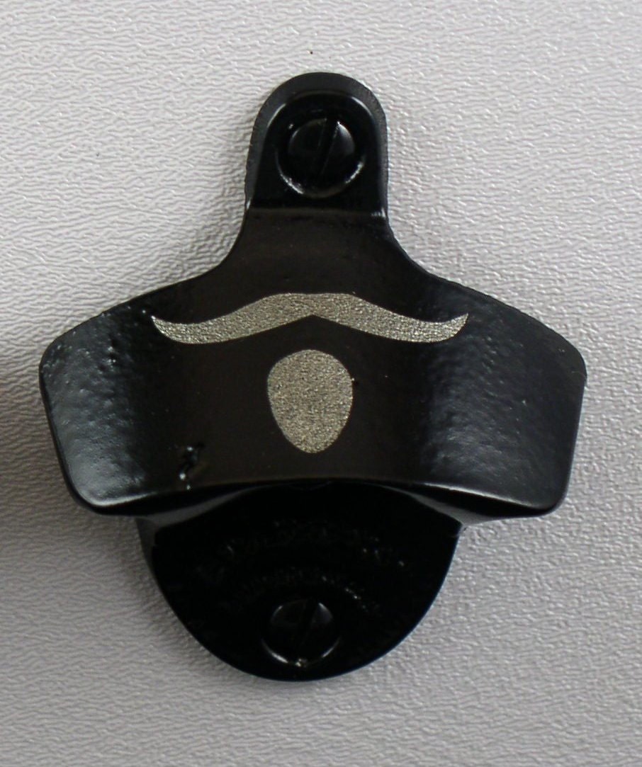 Handlebar Mustache or Gotee Bottle Openers with Capcatcher