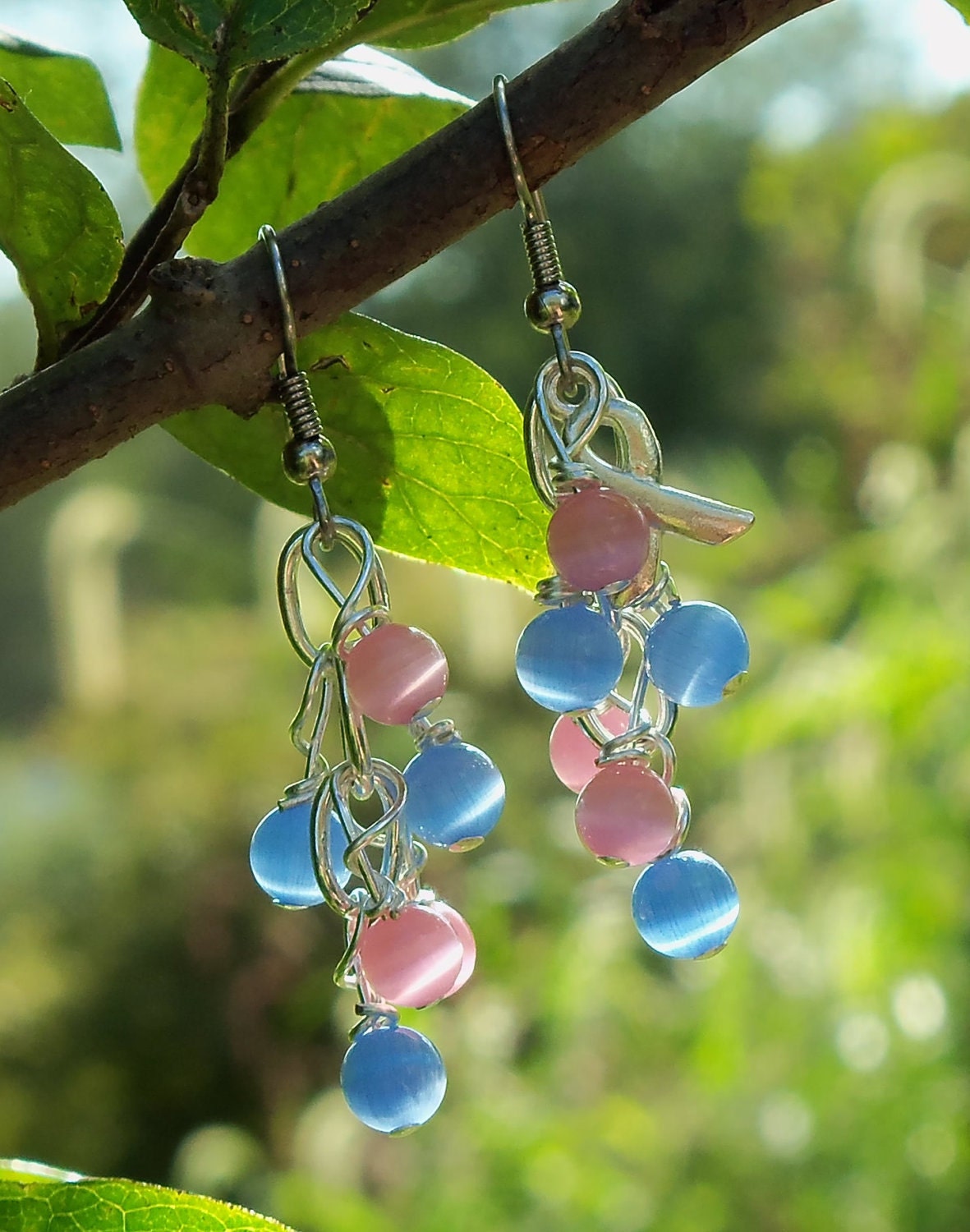 SIDS, Infertility Awareness Cluster Earrings