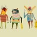 The Skateboarders. limited edition skateboard art print by Ashley Percival. Prints and Posters.