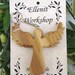 Angel Key Chain, Olive Wood